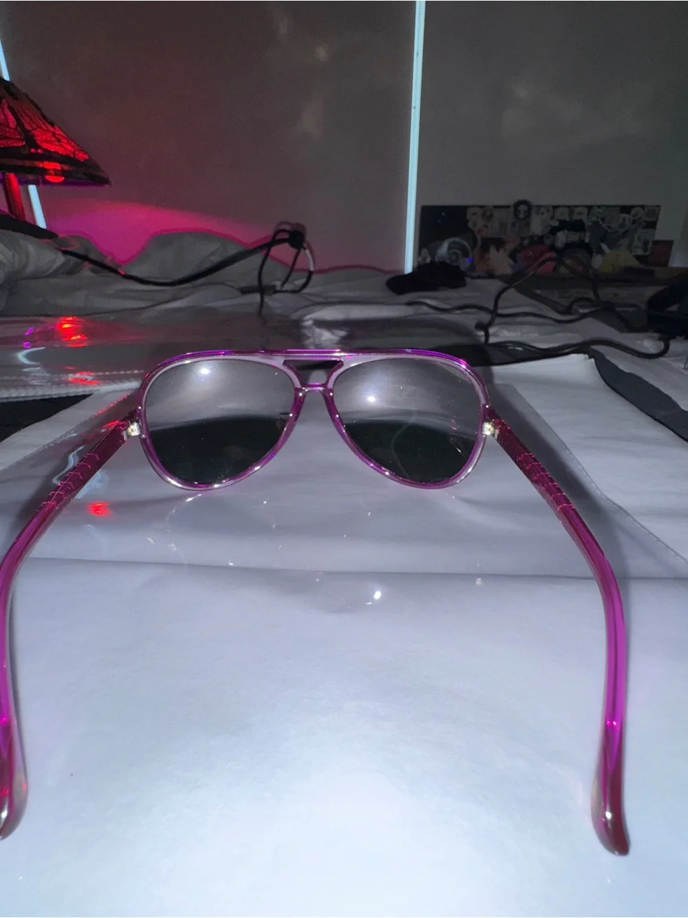 Michael Kors Caicos M2811S Pink Aviator Sunglasses